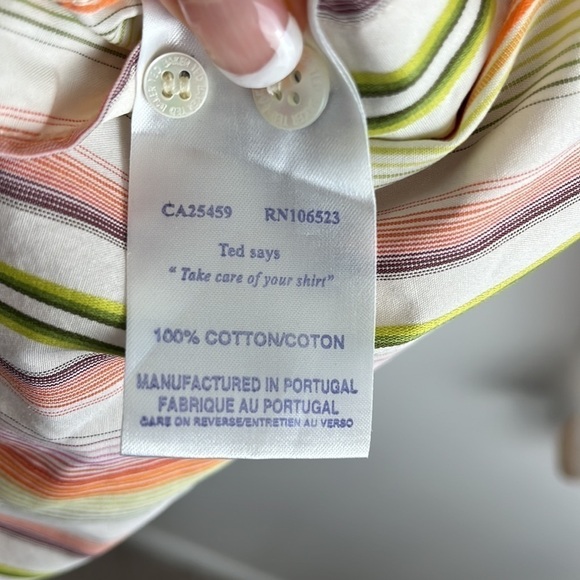 Ted Baker London Candy-Colour Striped Dress Shirt - Picture 6 of 7